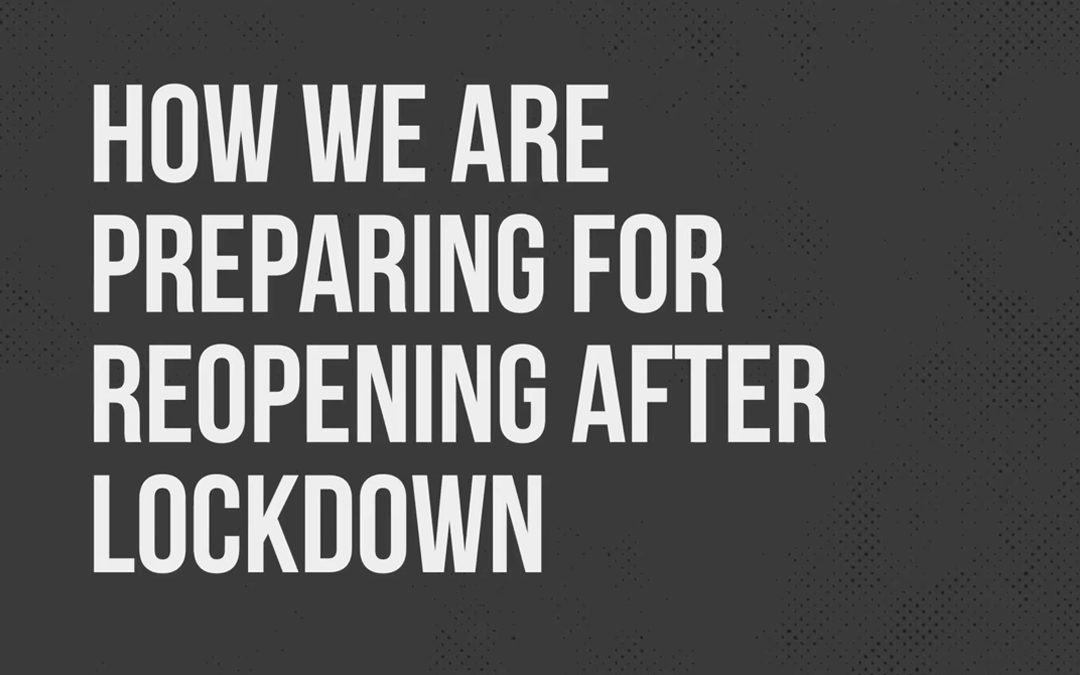 We’re reopening soon!